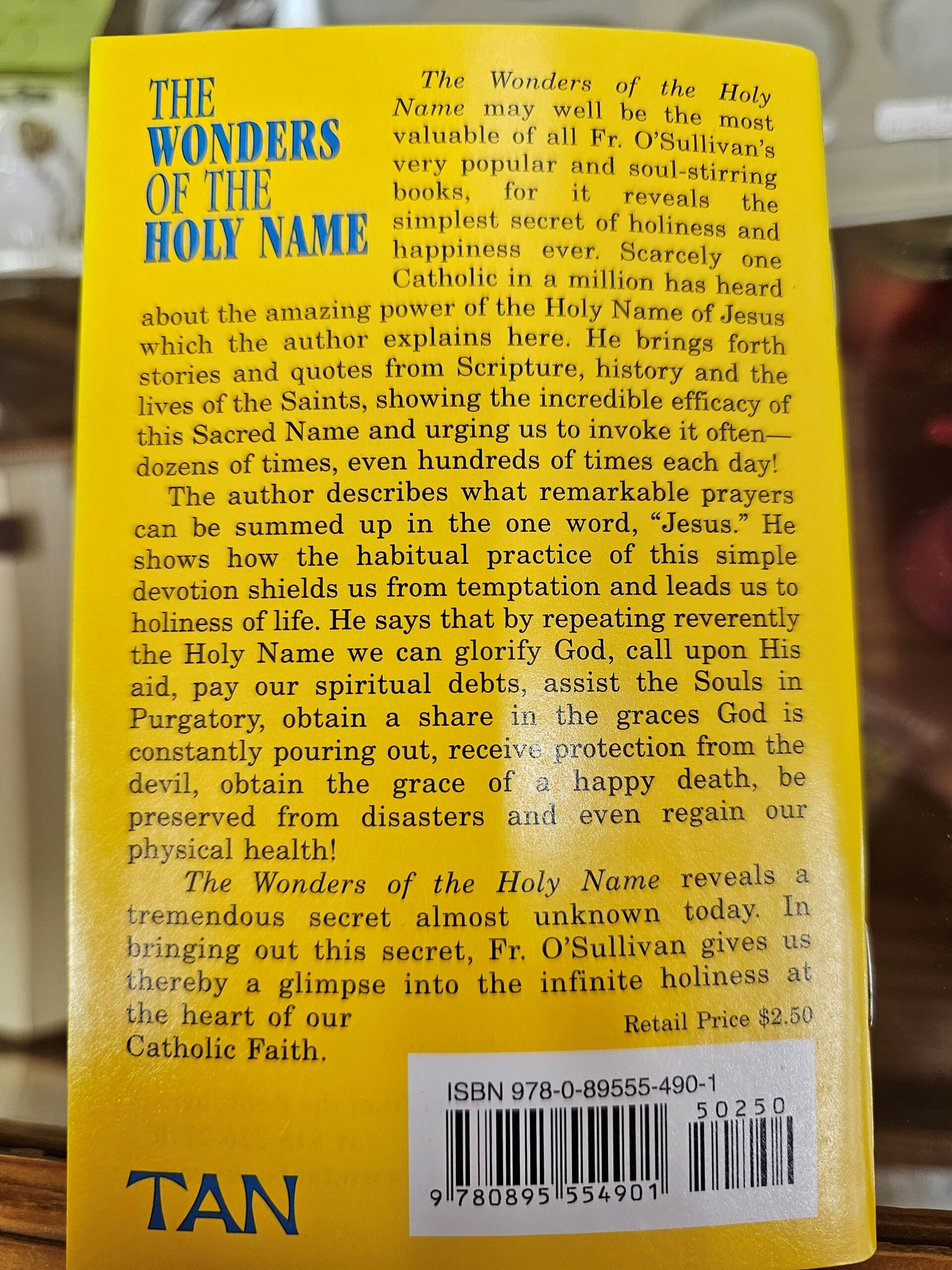 The Wonders of the Holy Name by Fr. Paul Sullivan - Image 2