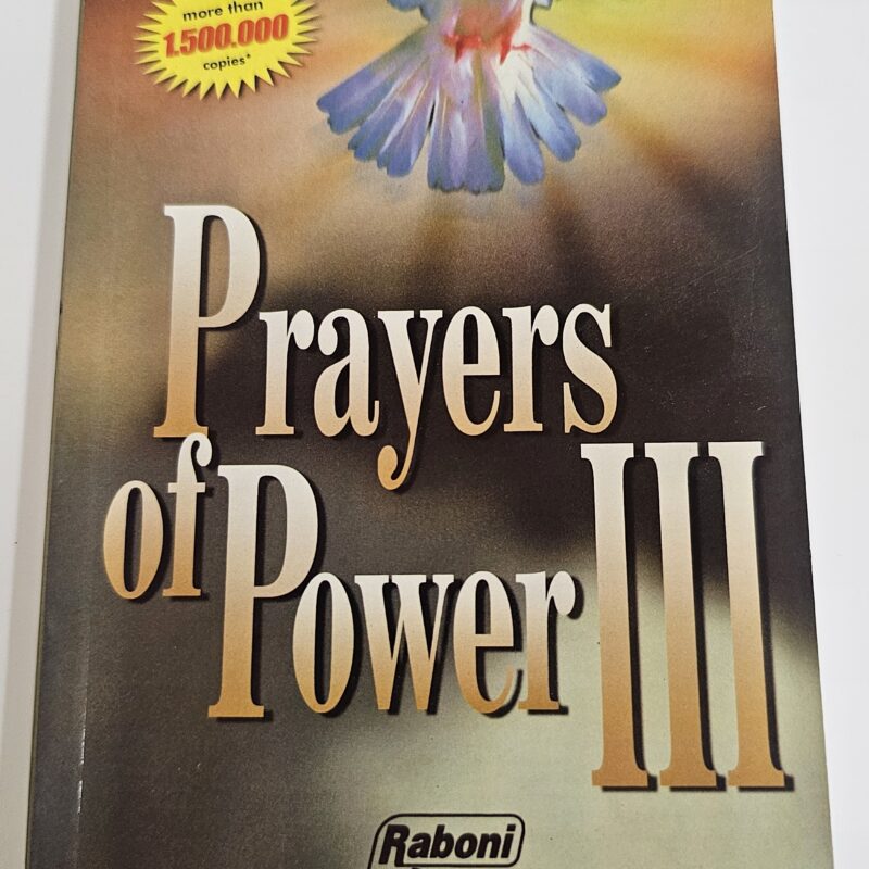 Prayers of Power III, prayer book — front cover