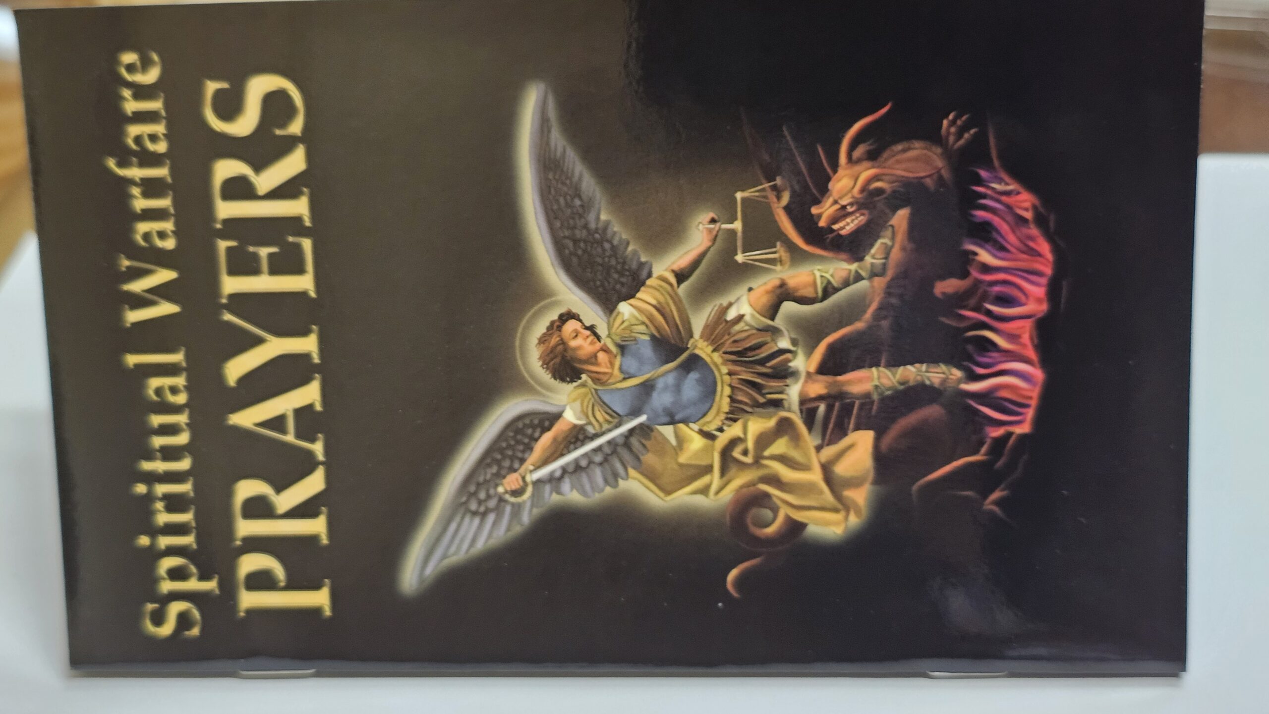 Spiritual Warfare Prayers, prayer book — front cover