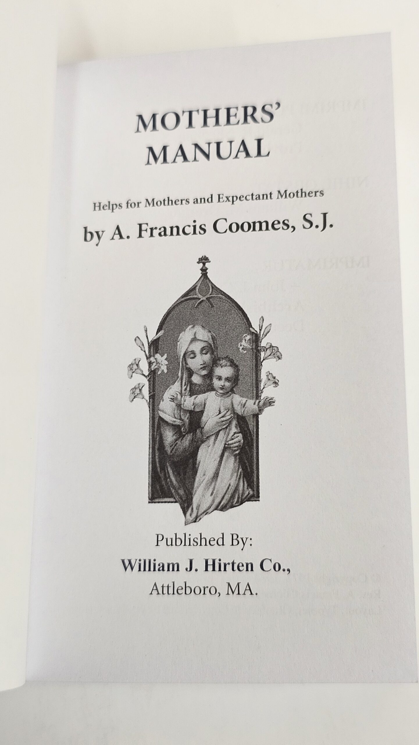 The Original Mother's Manual, devotional manual — interior page sample