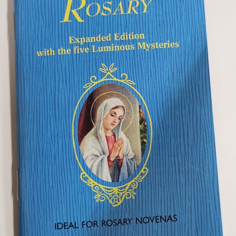 Pray the Rosary (Expanded, Luminous Mysteries), rosary booklet — front cover
