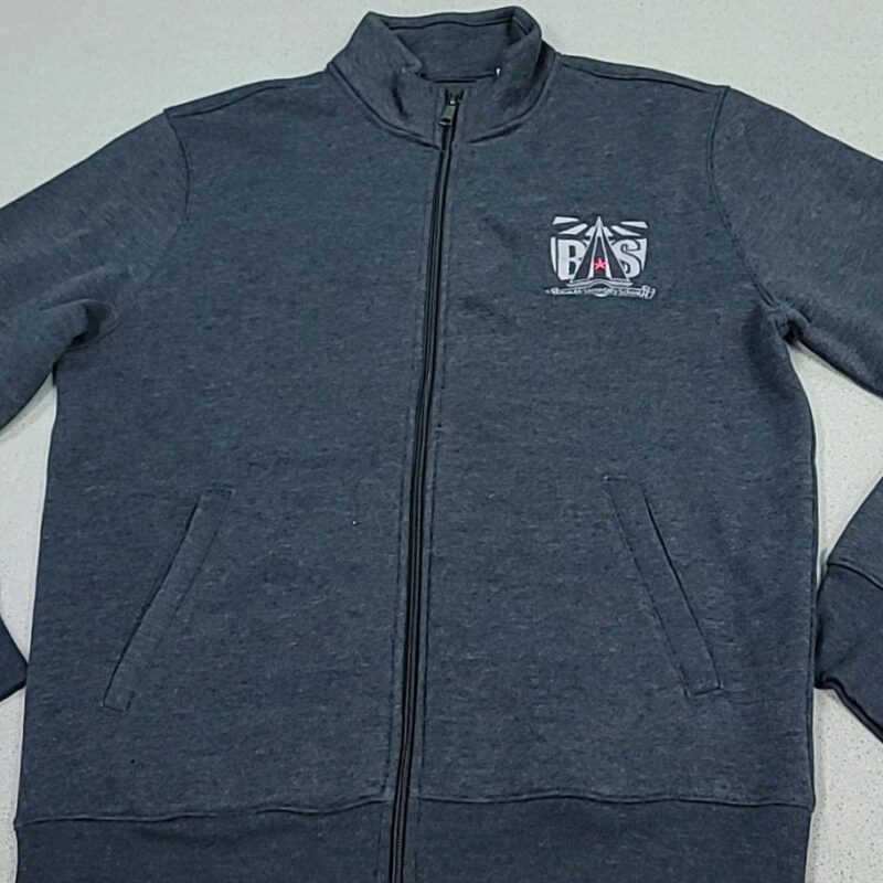 Bon Air Secondary School uniform jacket — front view, embroidered school crest