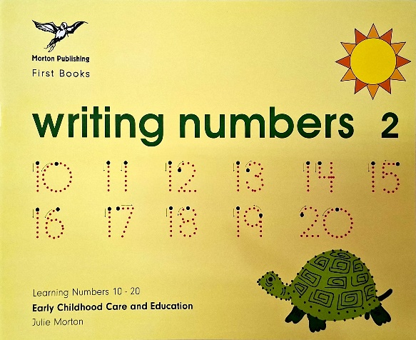 MORTON PUBLISHING WRITING NUMBERS 2, Early childhood writing numbers series, learning to write numbers 10 - 20, available at NSL Online Bookstore - Caribbean early-childhood educational books