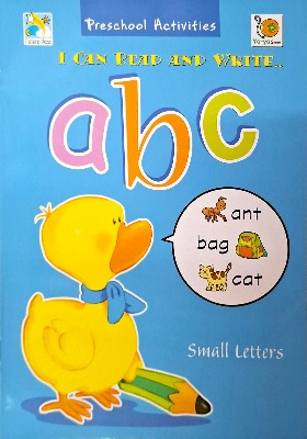 PRESCHOOL ACTIVITIES I CAN READ AND WRITE ABC, Textbooks - Early Childhood – READING- WRITING SMALL LETTERS, available at NSL Online Bookstore - Caribbean early-childhood educational books