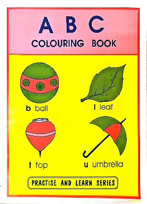 ABC COLOURING BOOK PRACTISE AND LEARN SERIES | BY: SAVDIN PUBLISHING, Textbooks - Early Childhood – colouring letters of the alphabet, available at NSL Online Bookstore - Caribbean early-childhood educational books