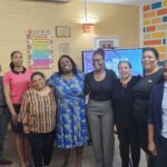 MyCashlessClass Founder Dawn Nelson meets with the Principals of the St. Joseph Roman Catholic Cluster