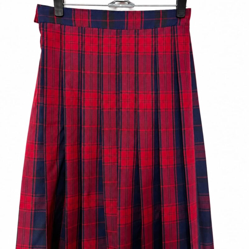 Pentecostal Light and Life - Girls School Skirt (Black and Red Check)