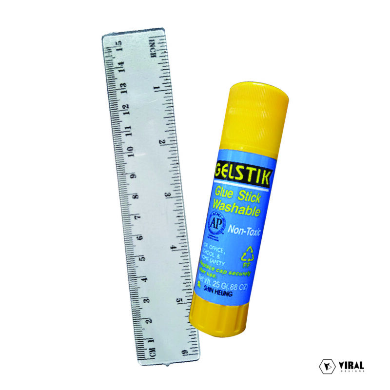 Ruler and Glue Stick Bundle
