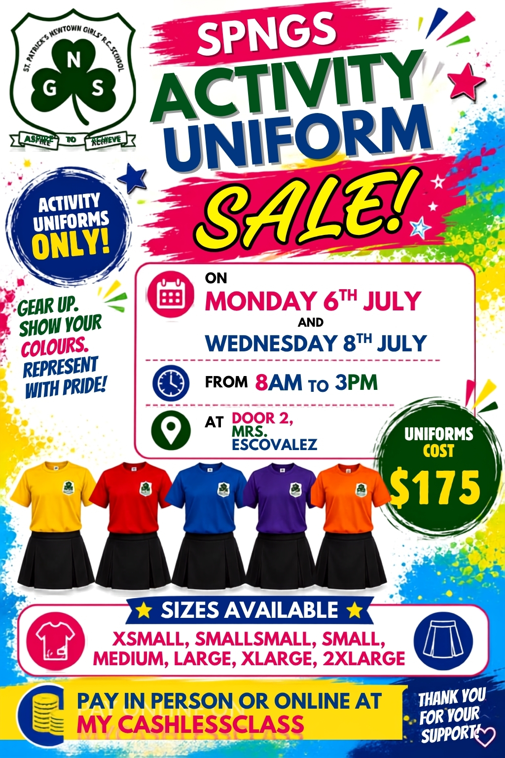 SPNGS Activity Uniform