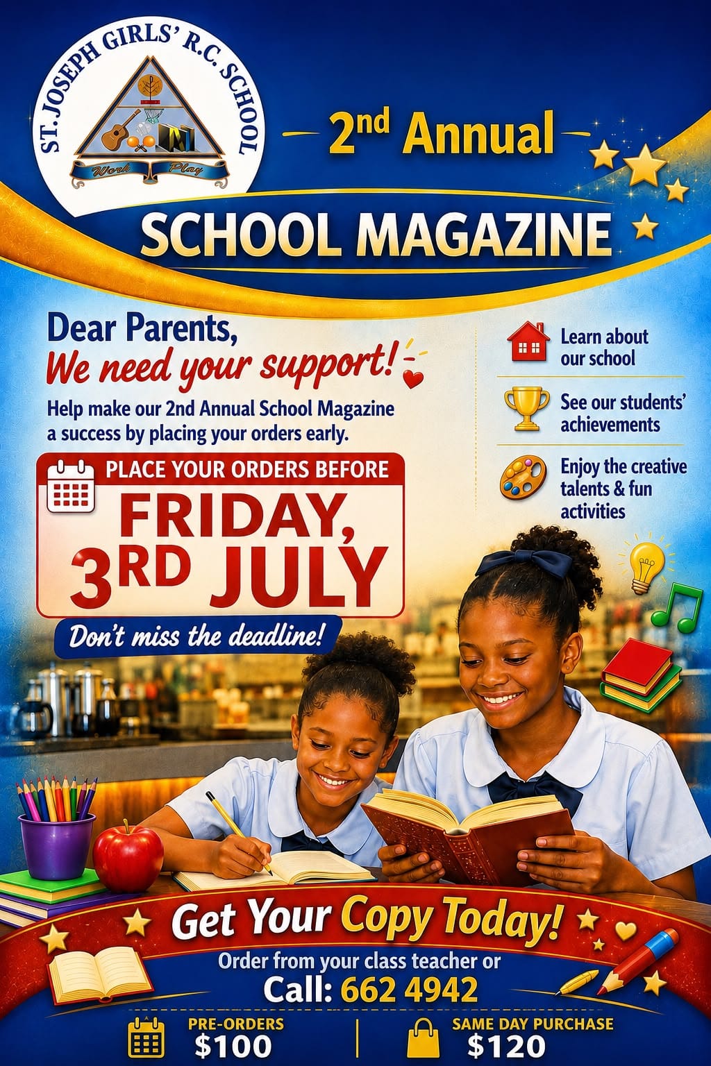 St. Joseph Girls' R.C. School Magazine - 2nd Annual (Pre-Order)
