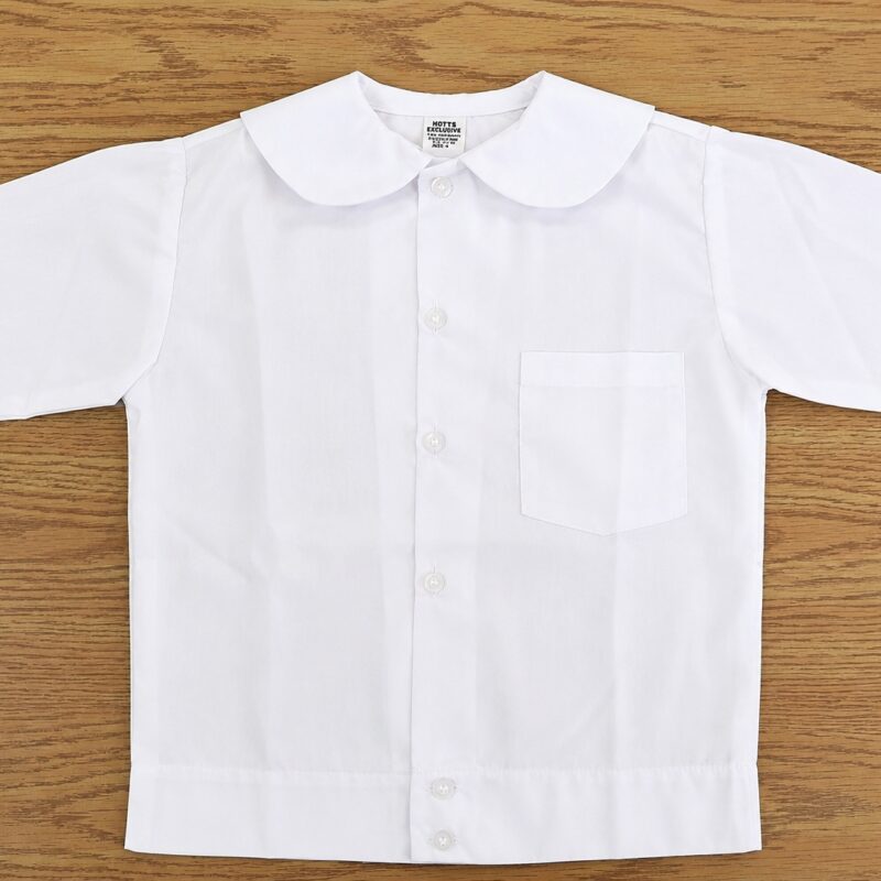 White Peter Pan Blouse (School Uniform)