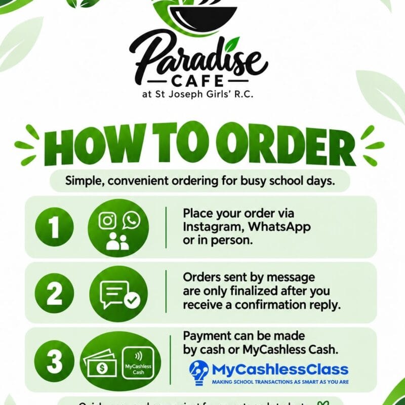 How to Order from Paradise Cafe