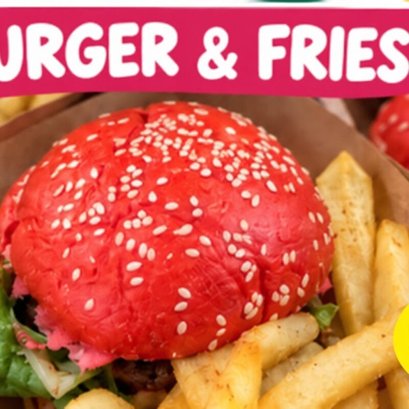 Burger and Fries