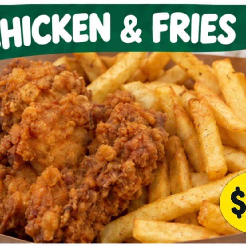 Chicken and Fries