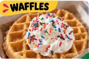 Waffles with Sprinkles